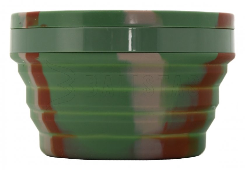 Szőrtelen szilikon összecsukható tál ARMY 950ml
