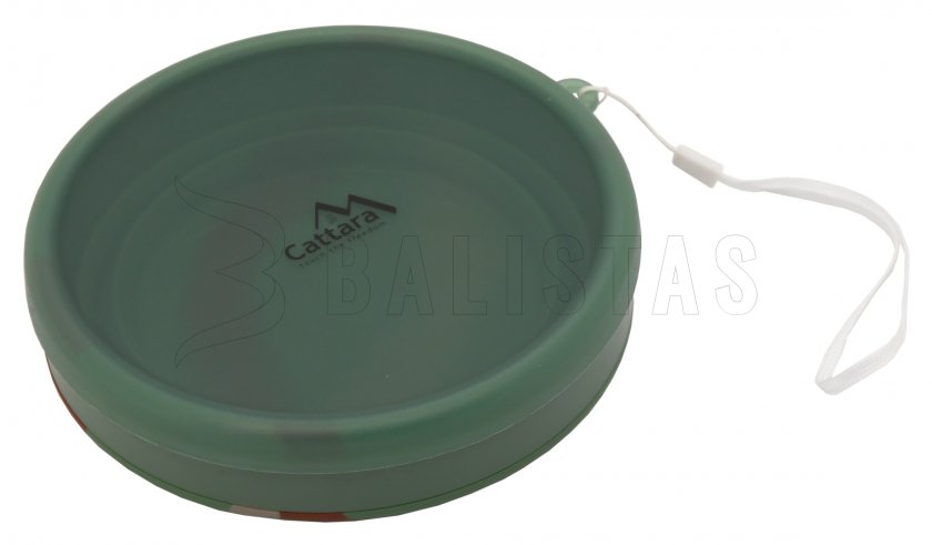 Szőrtelen szilikon összecsukható tál ARMY 950ml