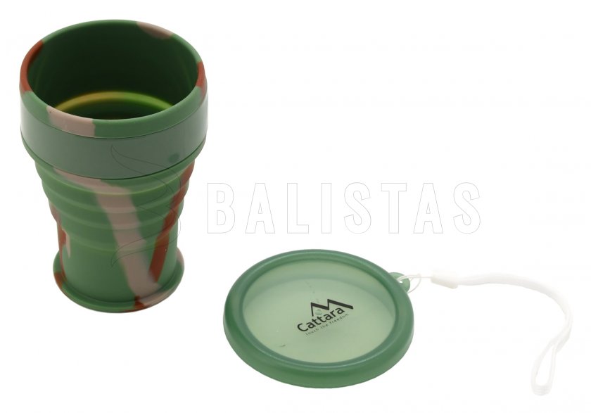 Szőtt szilikon összecsukható pohár ARMY 350ml