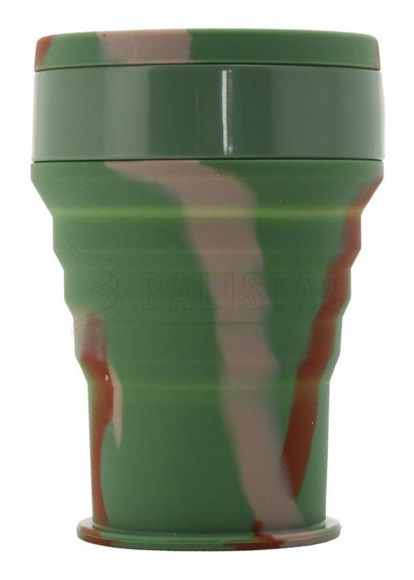 Szőtt szilikon összecsukható pohár ARMY 350ml