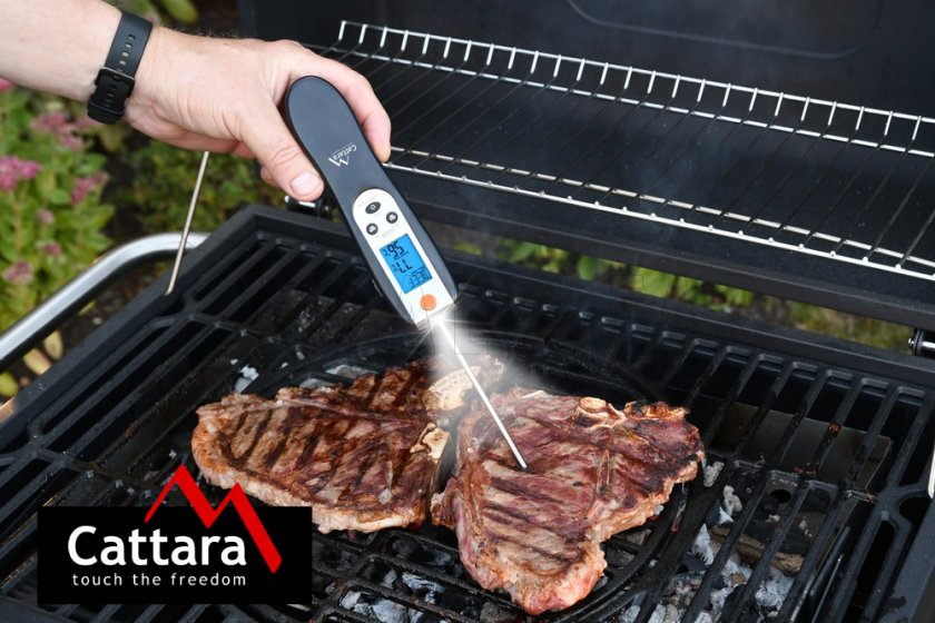 Grill hőmérő digitális összehajtható
