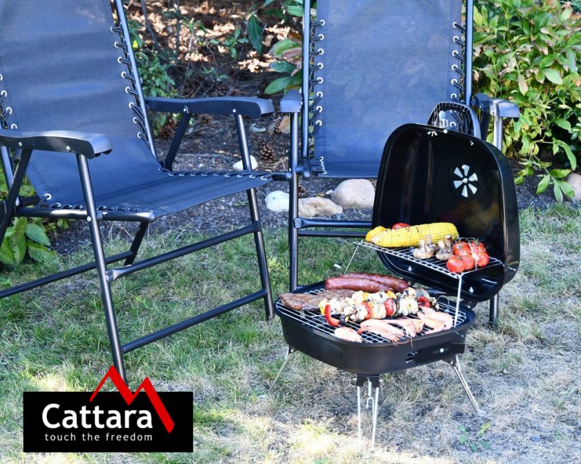 CROTONE faszéntüzelésű összecsukható grill