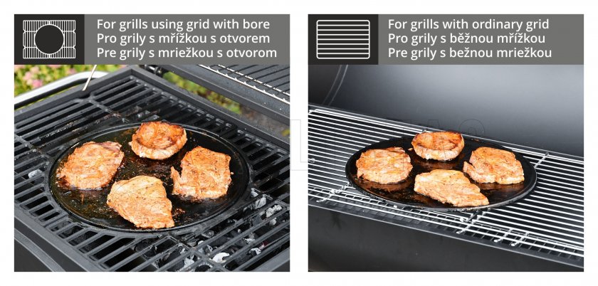 Grill sütőlap kerek LITINA (ROYAL CLASSIC és ROYAL GRANDE grillekhez)
