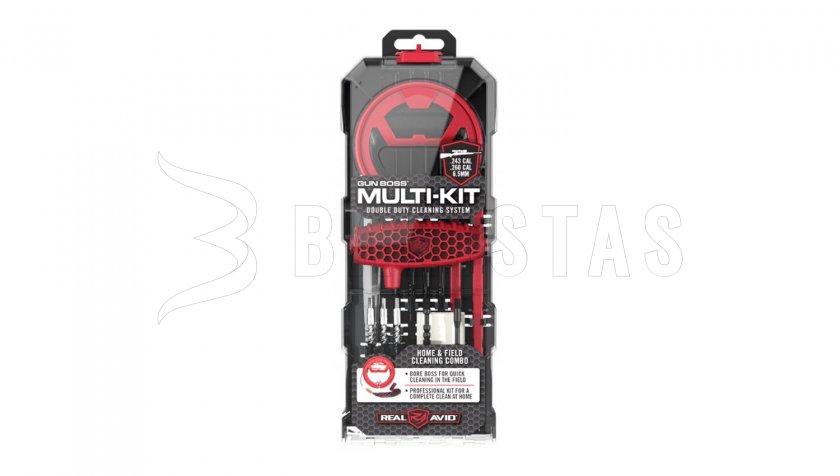 Tisztítókészlet Real Avid Gun Boss Multi-Kit cal.243/.260 (6,5mm)
