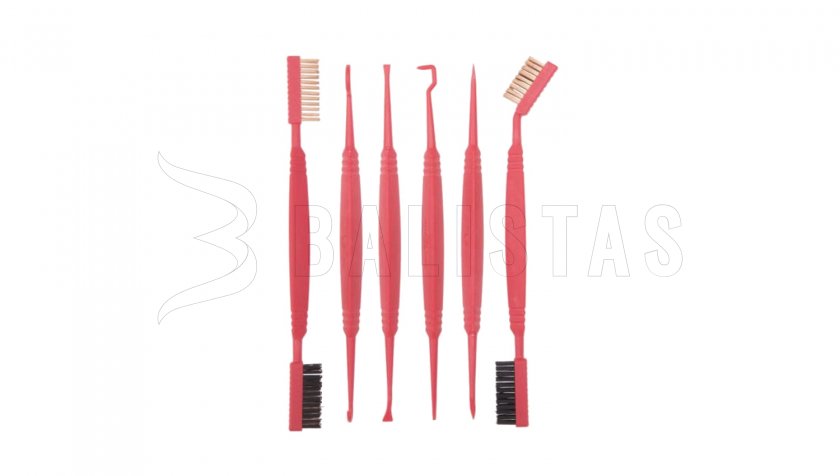 Real Avid Accu-Grip Picks & Brushes tisztítókefe- és kaparókészlet