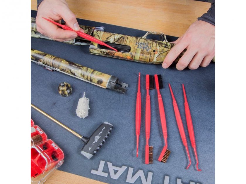 Real Avid Accu-Grip Picks & Brushes tisztítókefe- és kaparókészlet