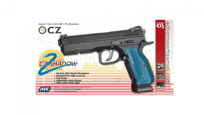 Légpisztoly ASG CZ Shadow 2 4,5mm