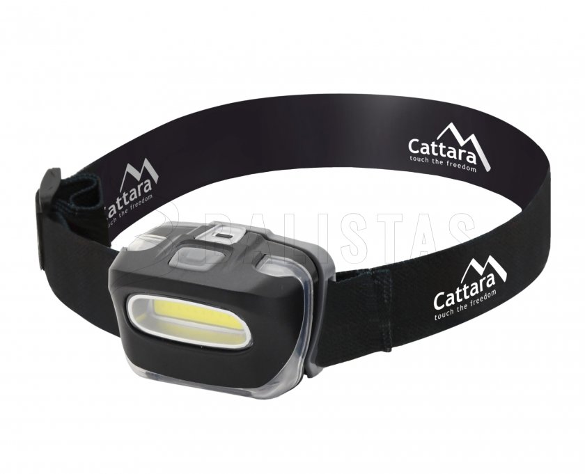 Fejlámpa Cattara HORNET 130lm COB 3xAAA