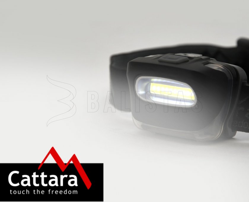 Fejlámpa Cattara HORNET 130lm COB 3xAAA