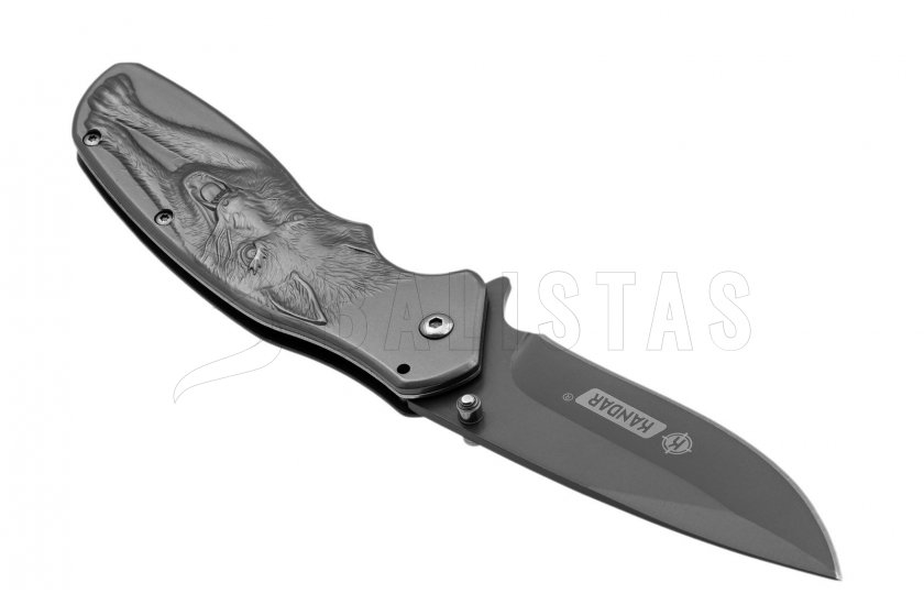 Kés Kandar N285 ezüstfarkas