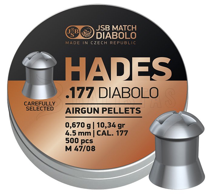 Diabolo JSB Hades 4,5mm 500db