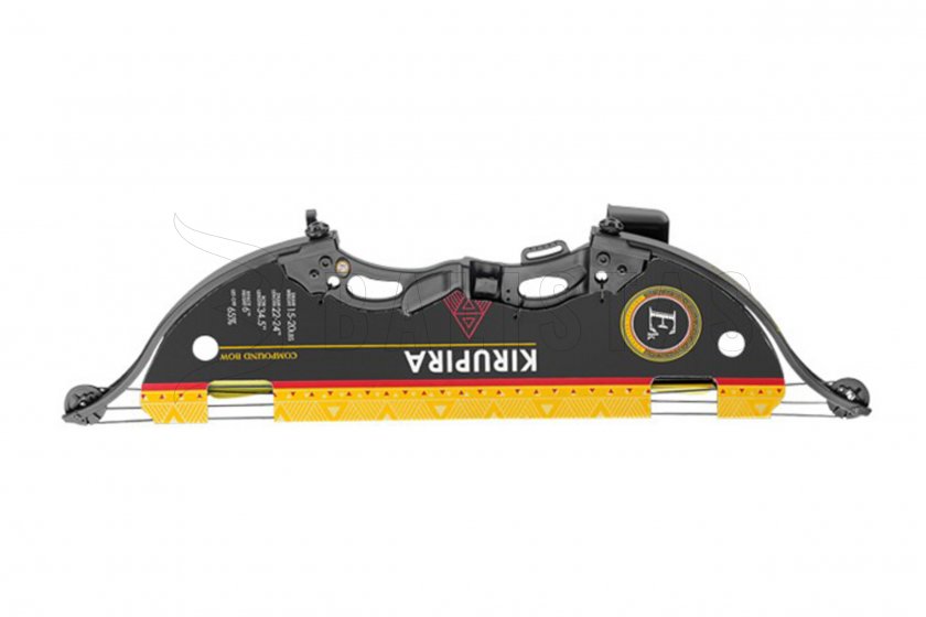 Csigás íj Poe Lang Kirupira 15-20 lb fekete