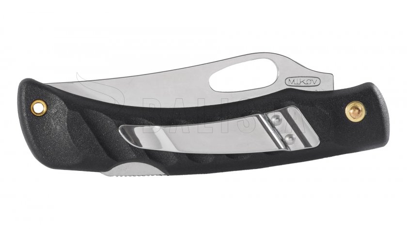 Kés Mikov Crocodile 243-NH-1/BS fekete