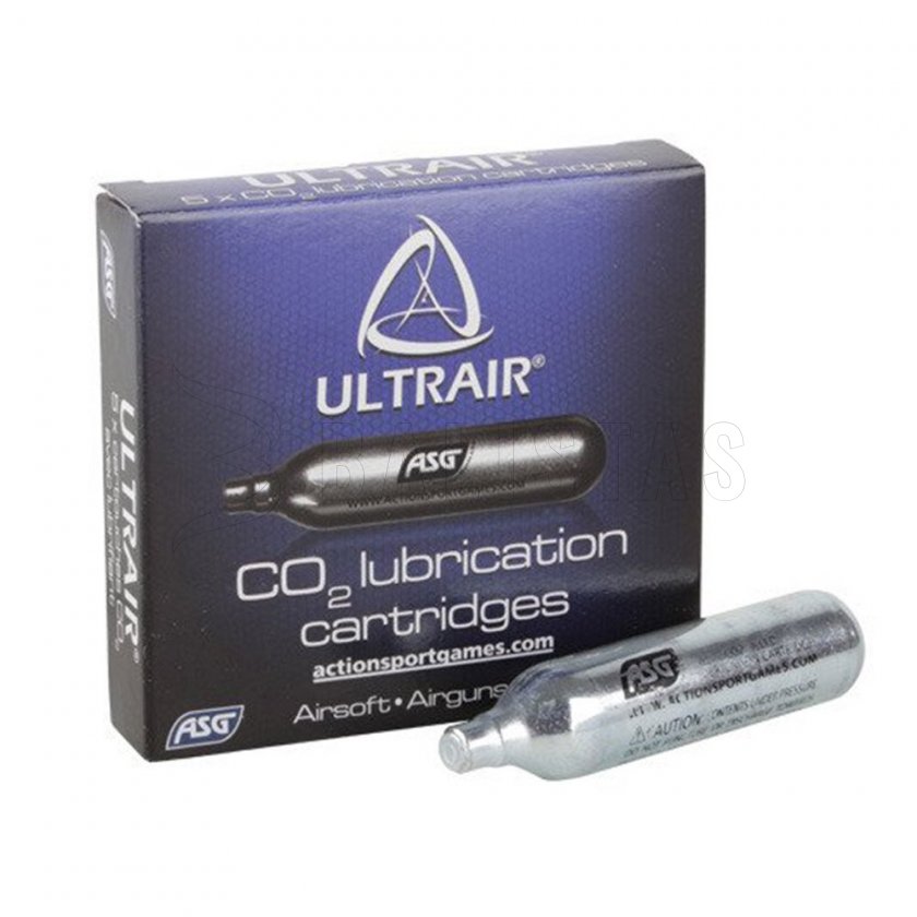 Bombička CO2 12g olejová ASG 1db