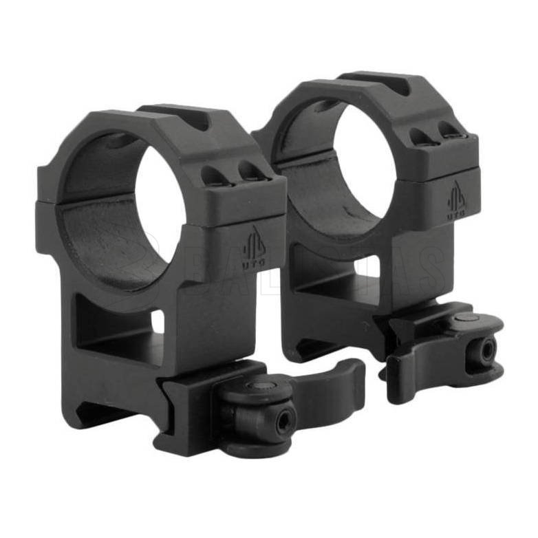 Szerelék UTG Max Strength QD Lock 30mm/22mm magas