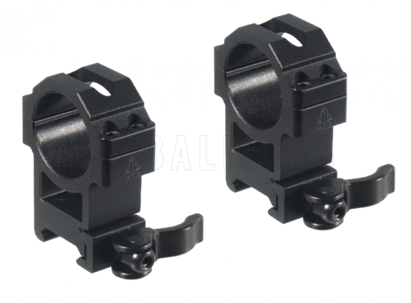 Szerelék UTG Max Strength QD Lock 30mm/22mm magas