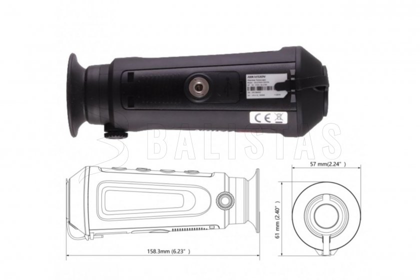 Hőkamera monokulár Hikmicro LYNX LC06