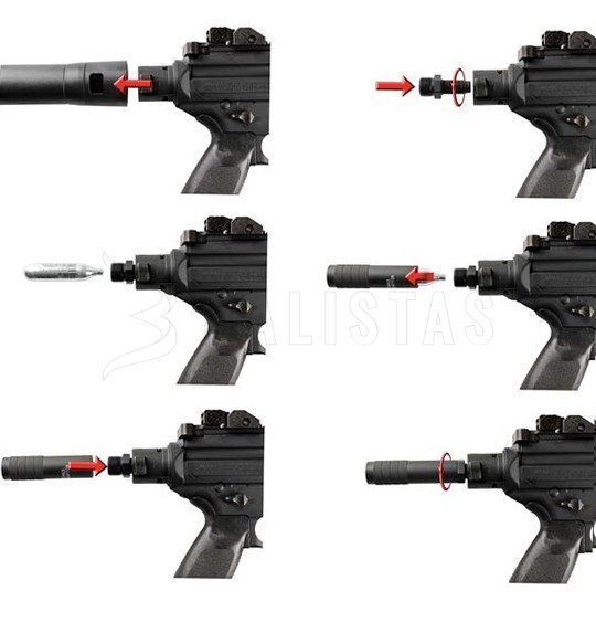 Adapter CO2 12g Sig Sauer MPX/MCX