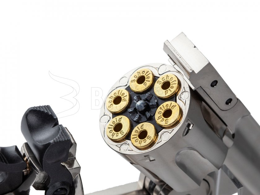 Légpisztoly revolver ASG Schofield 6" Silver 4,5mm Diabolo