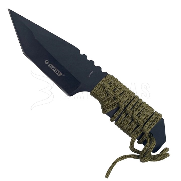 Survival kés Kandar Tanto tűzgyújtóval N125
