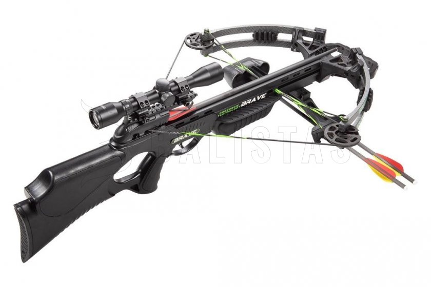 Csigás számszeríj JunXing Brave Black 150 lb