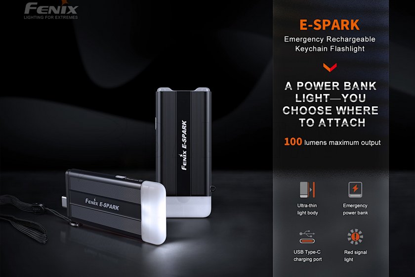 Mini lámpa Fenix E-SPARK