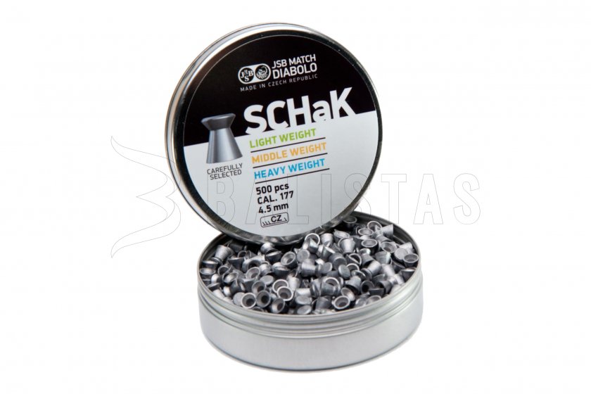 Diabolo JSB SCHaK 4,50mm 0,520g 500db