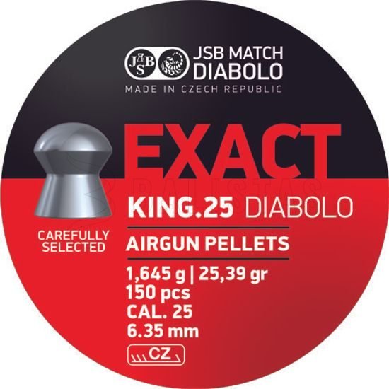 Diabolo JSB Exact King 6,35mm 150db