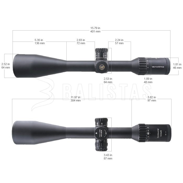 Távcső Vector Optics Continental x6 5-30X56 Tactical SFP ARI VCT-20A MRAD