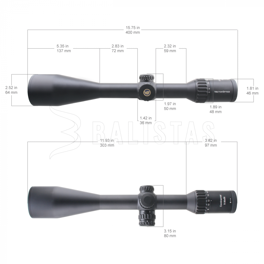 Vector Optics Continental x6 5-30X56 SFP VECON-CDM MOA céltávcső