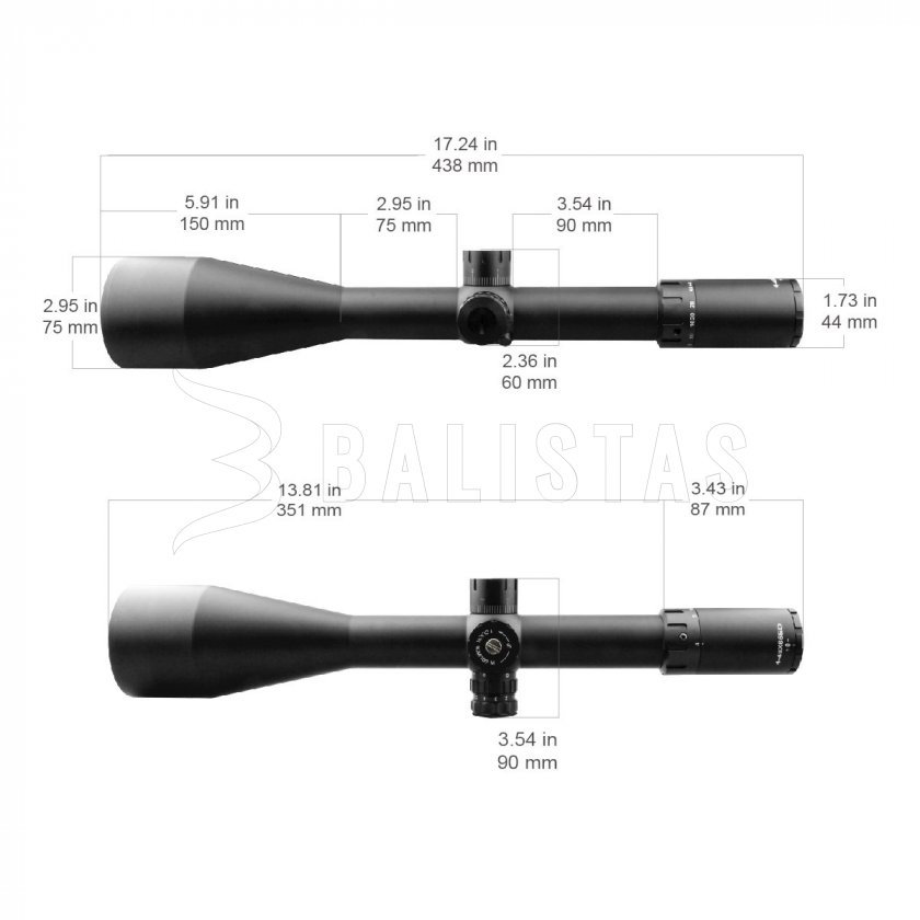Távcső Vector Optics Zalem 4-48x65 SFP VET-L338 MOA