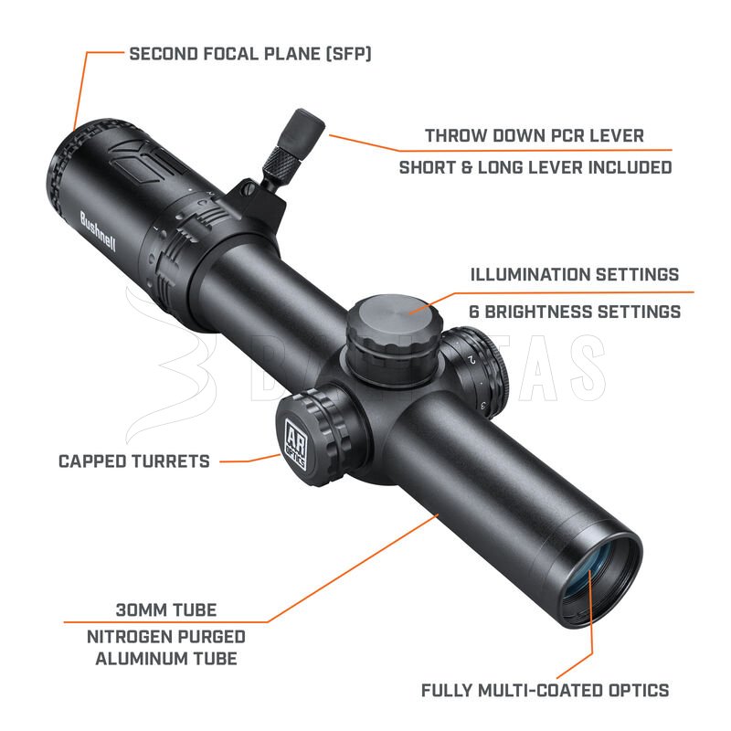 Távcső Bushnell AR Optics 1-6x24mm BTR-1 MRAD