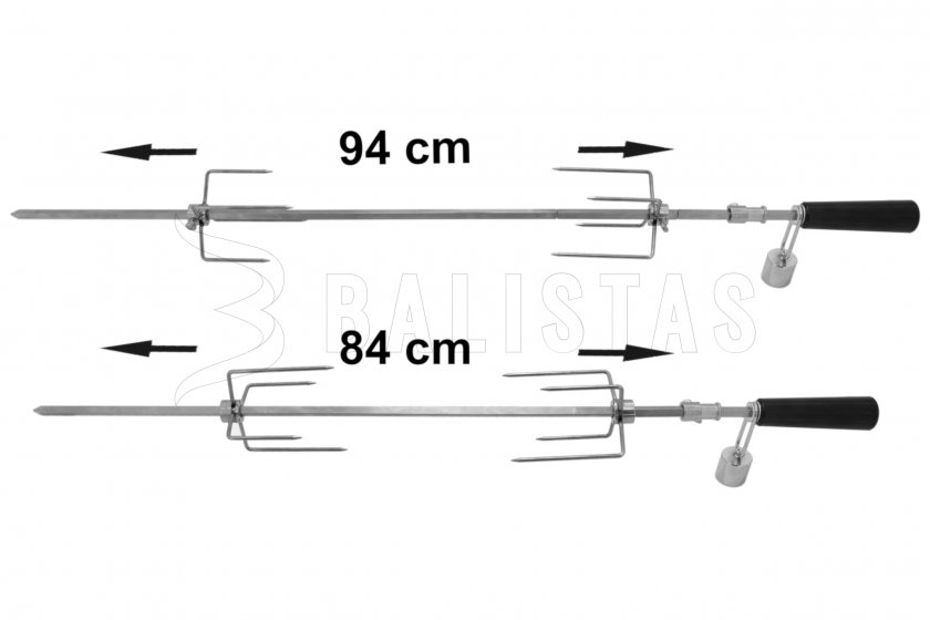 Grillező nyárs Cattara UNI 84/94cm 230V