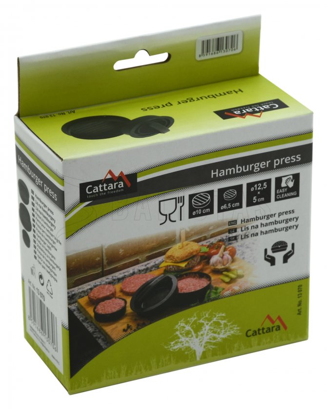 Hamburger prés Cattara