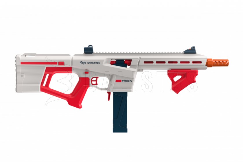 Blaster puska Game Face Trion habszivacs lőszerhez piros