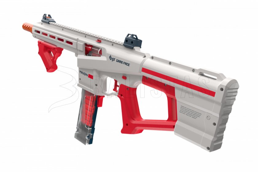 Blaster puska Game Face Trion habszivacs lőszerhez piros