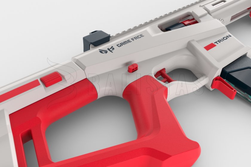 Blaster puska Game Face Trion habszivacs lőszerhez piros