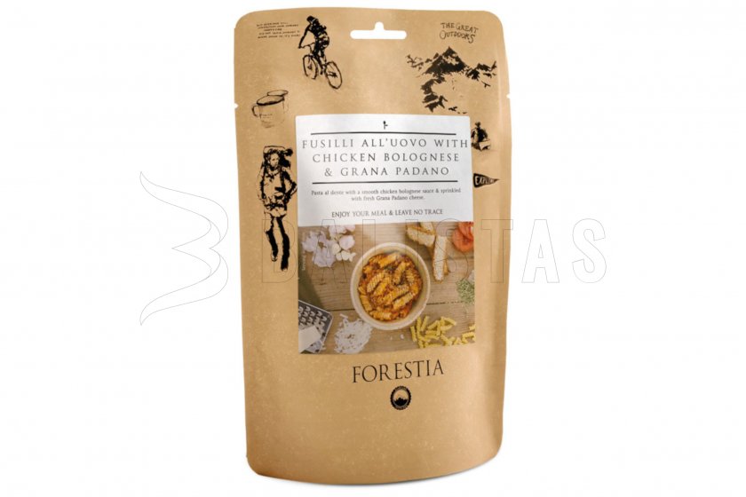 Fusilli all'uovo csirkével a la Bolognese 350g Forestia