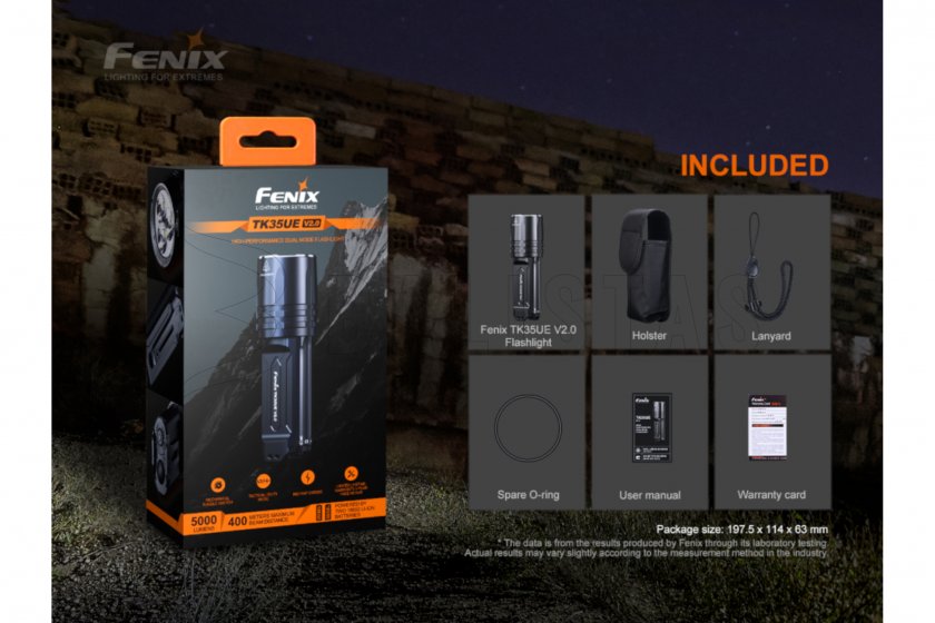 LED lámpa Fenix TK35 UE V2.0