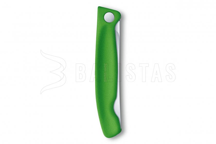 Zöldség hámozó zsebkés Victorinox hullámos él Zöld