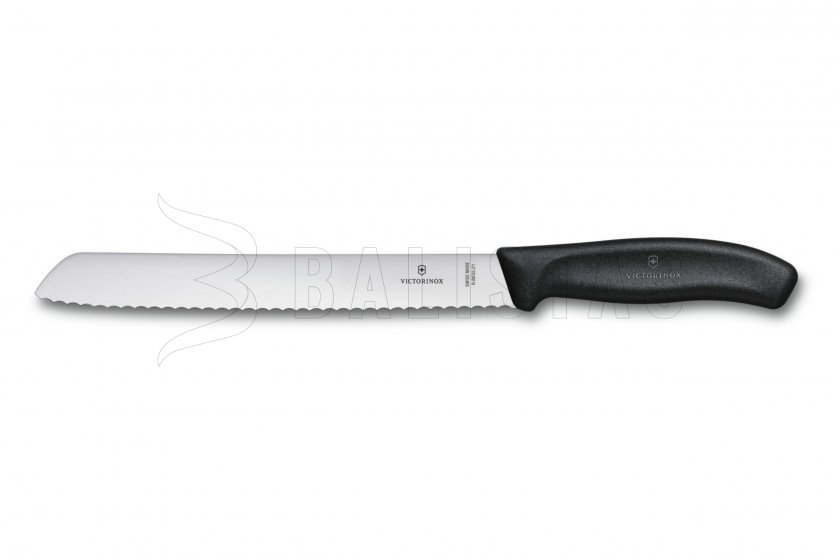 Victorinox kenyérvágó kés 21cm fekete