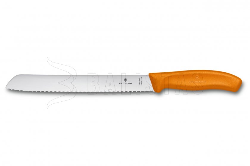 Victorinox kenyérvágó kés 21 cm narancssárga