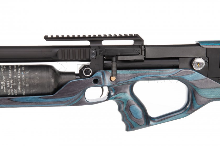 Légpuska AirMaks Krait WX 700cc 6,35mm Blue Lamino