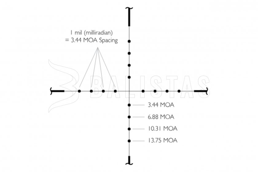 Távcső Hawke Vantage 3-9x50AO MilDot 25,4mm