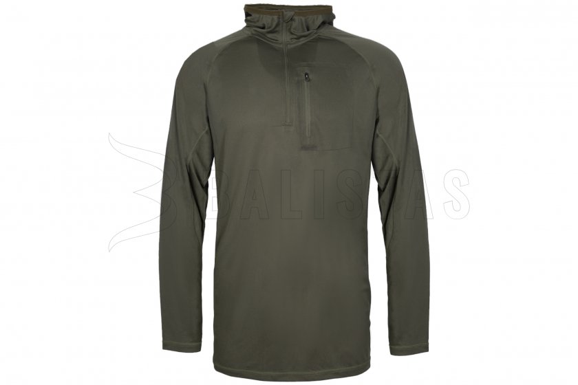 Hosszú ujjú kapucnis póló Remington Foliage Dark Olive