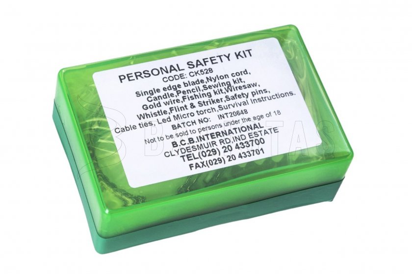 Vészhelyzeti készlet Krabička poslední záchrany Personal Safety Kit, BCB