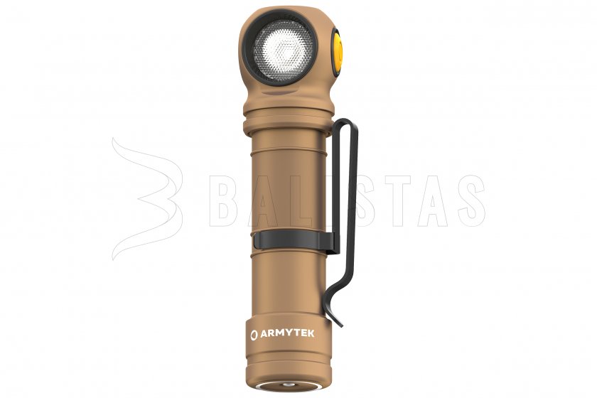 Fejlámpa Armytek Wizard C2 Pro MAX Sand Hideg fény