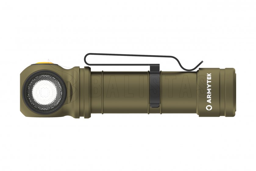 Fejlámpa Armytek Wizard C2 Pro MAX Olive Hideg fény