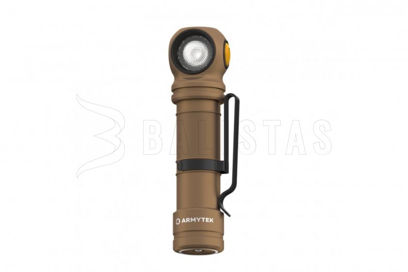 Fejlámpa Armytek Wizard C2 Pro hideg fény Homokszín