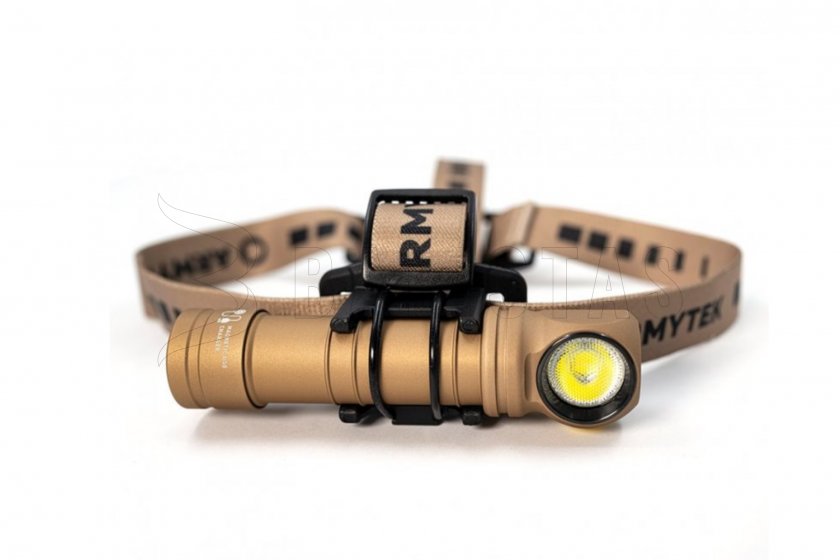 Fejlámpa Armytek Wizard C2 Pro hideg fény Homokszín